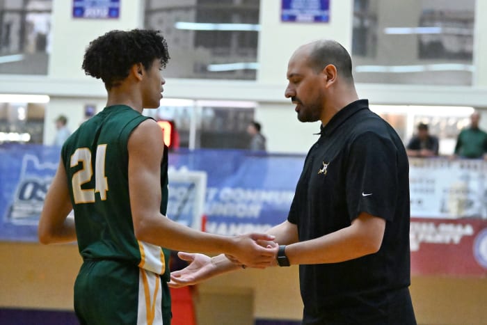 a Putnam North Eugene 5A Oregon boys basketball quarterfinal 2024 Leon Neuschwander 2